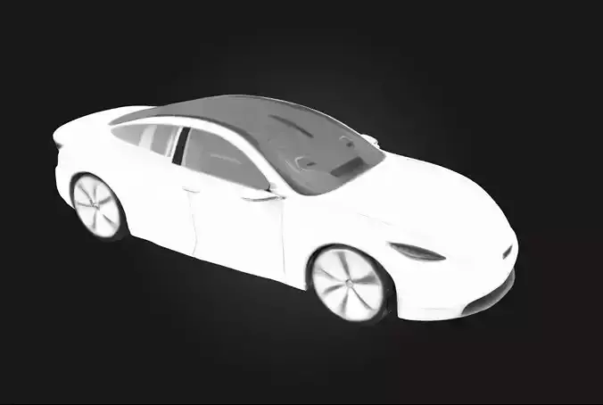 Futuristic Sedan Concept  Sleek Design for Tomorrows Roads 3D model