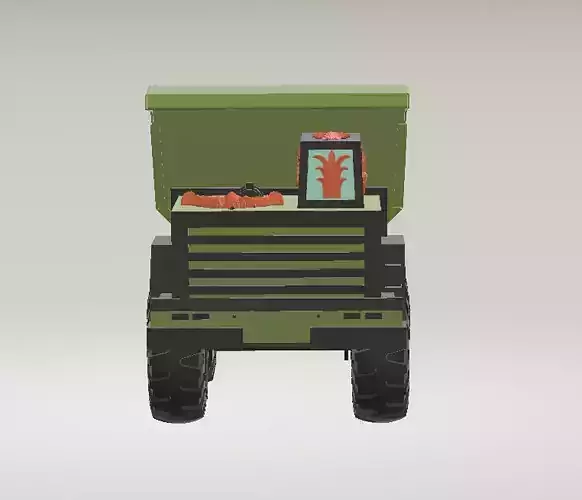 Military Vehicle Truck 3D print model