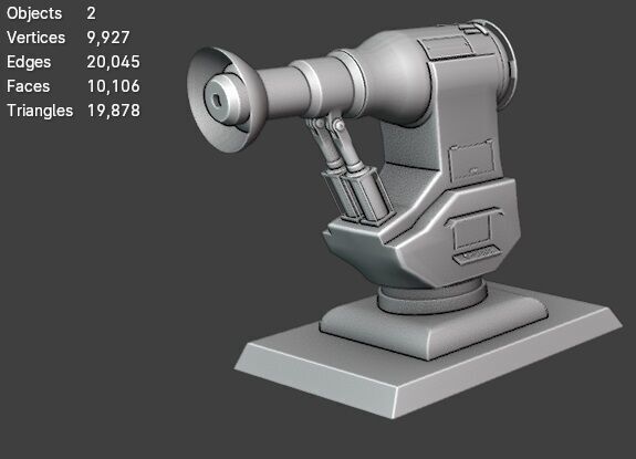 TD Tower 005L Low-poly 3D model_6