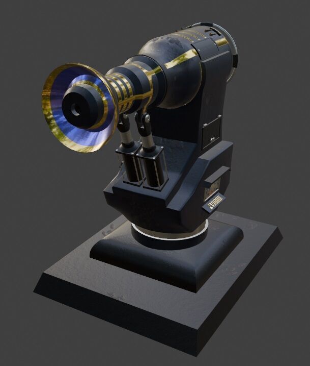 TD Tower 005L Low-poly 3D model_1