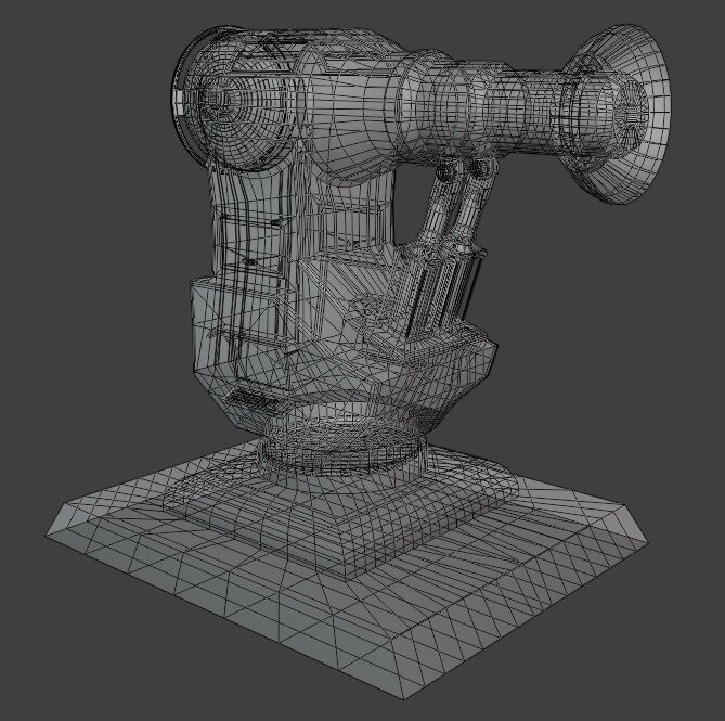 TD Tower 005L Low-poly 3D model_9