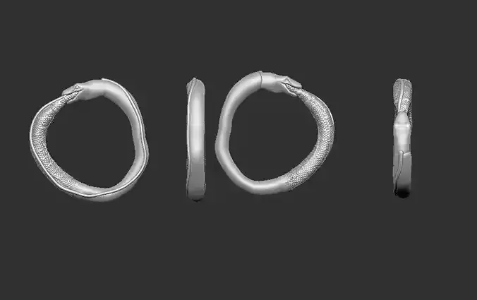 Snake 3D Model STL Printable Model