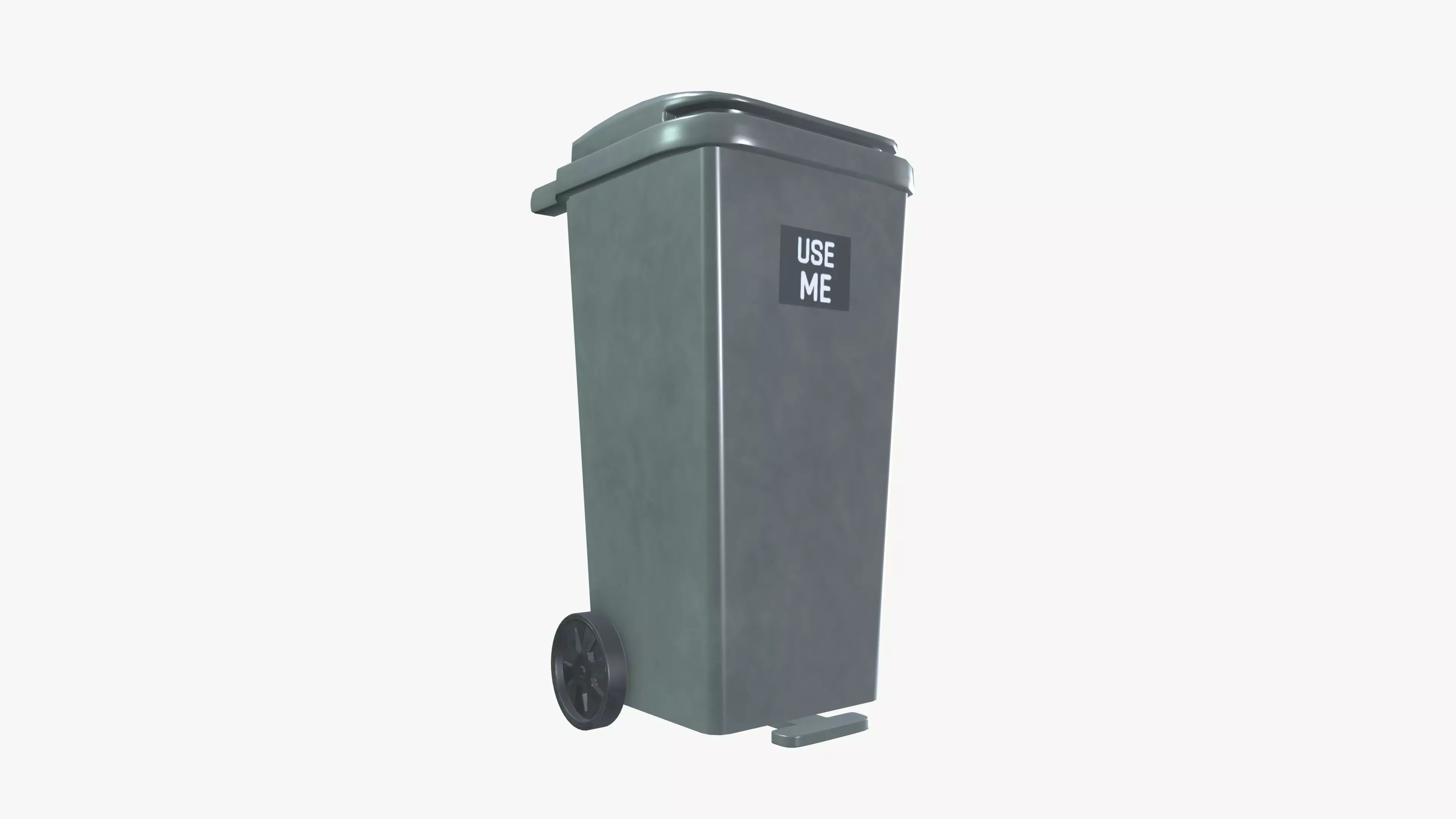 Trash bin 3D model