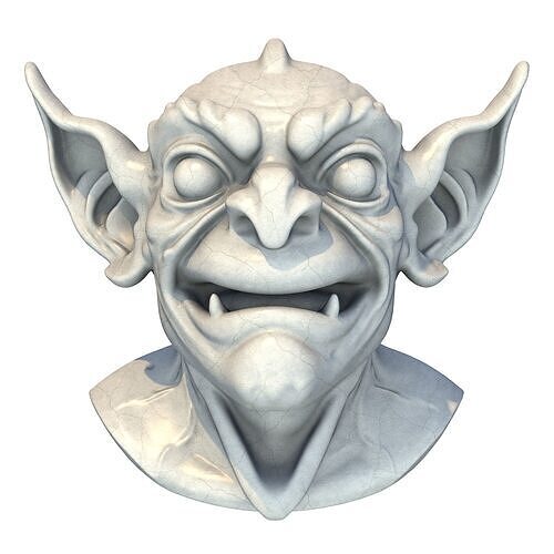 Gargoyle Head 16 3D print model