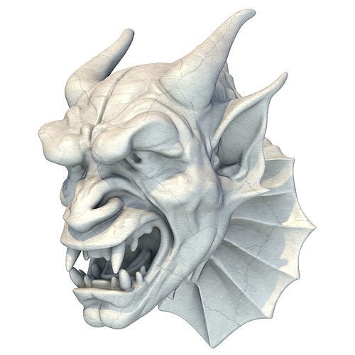 Gargoyle Head 9 3D print model