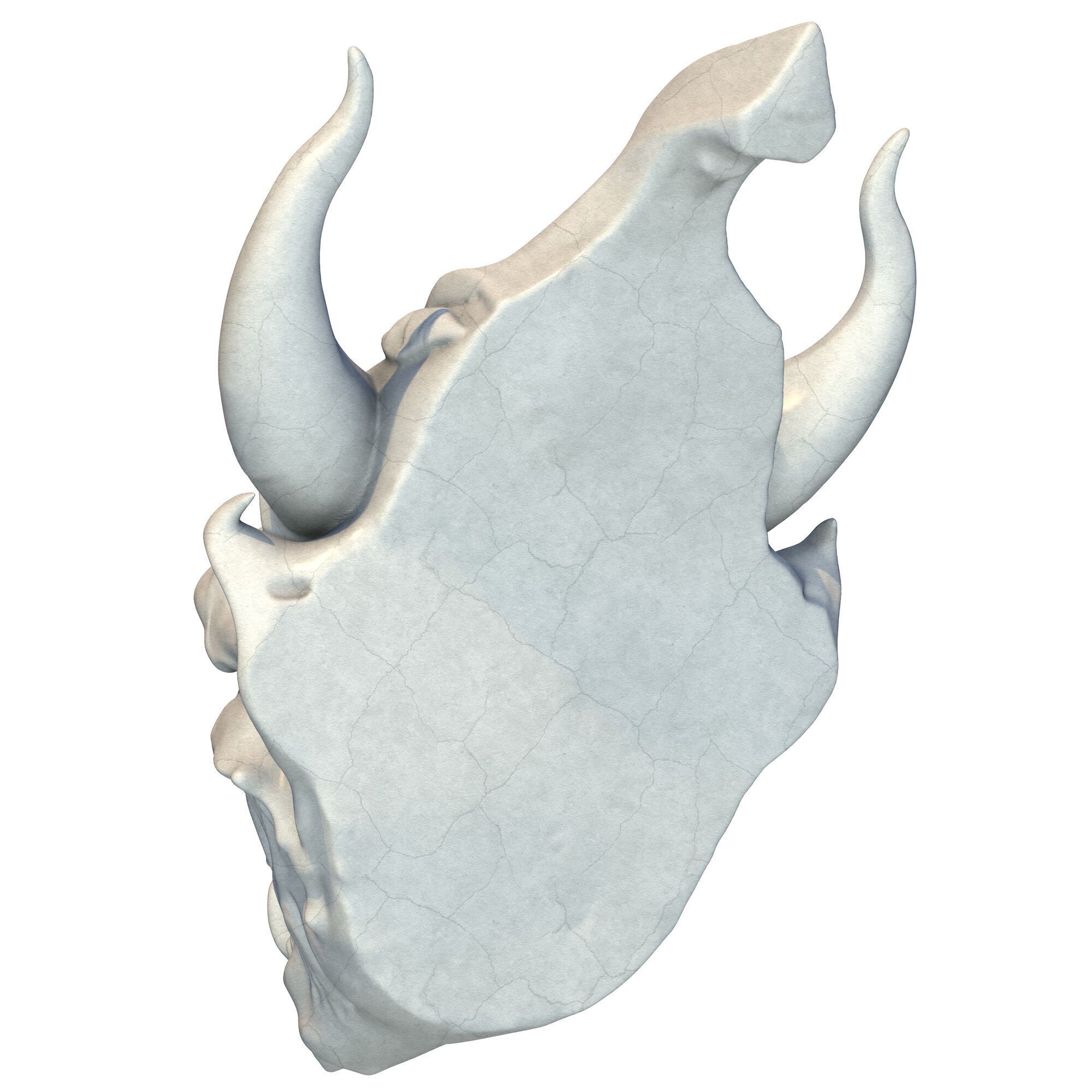 Gargoyle Head 8 3D print model_3