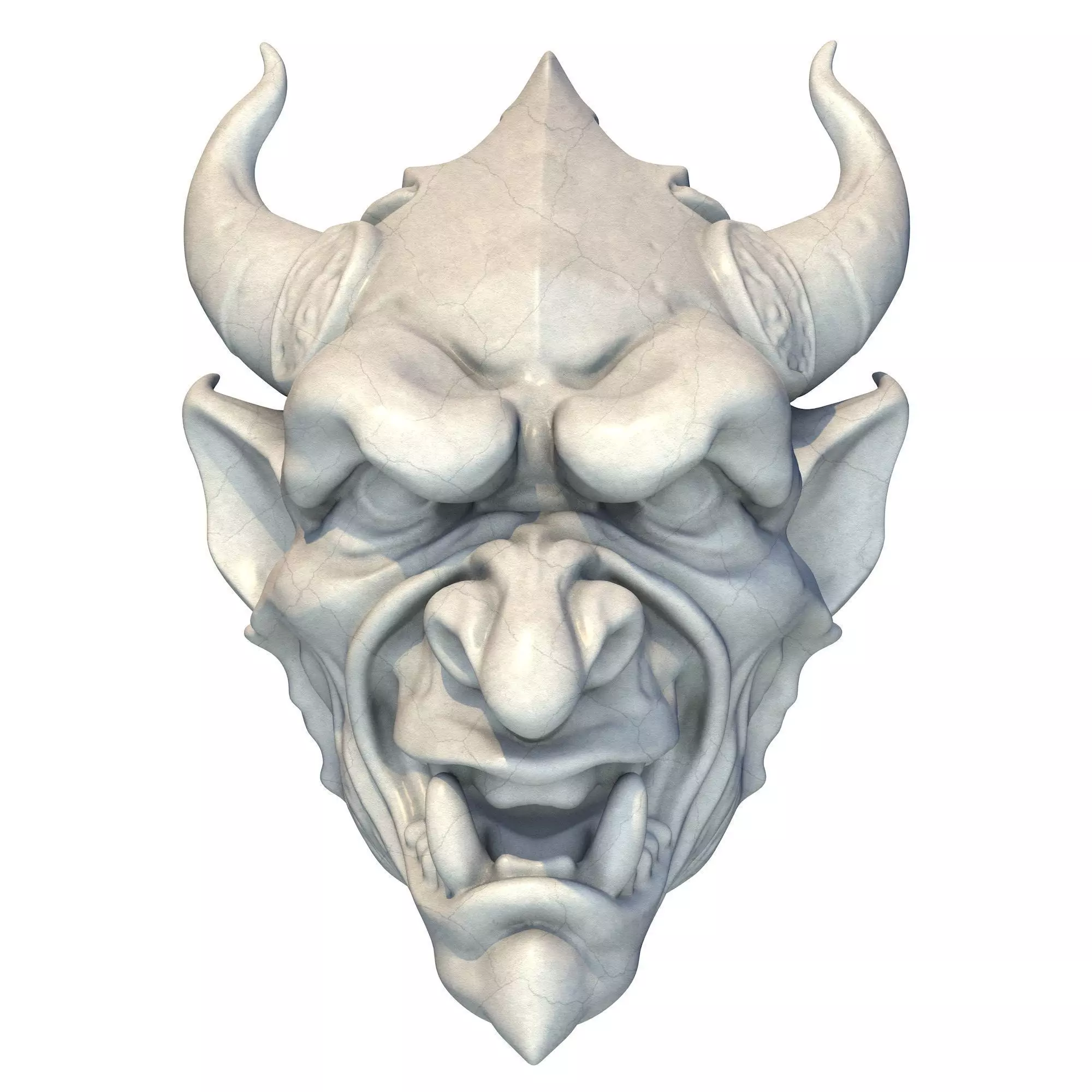 Gargoyle Head 8 3D print model_0