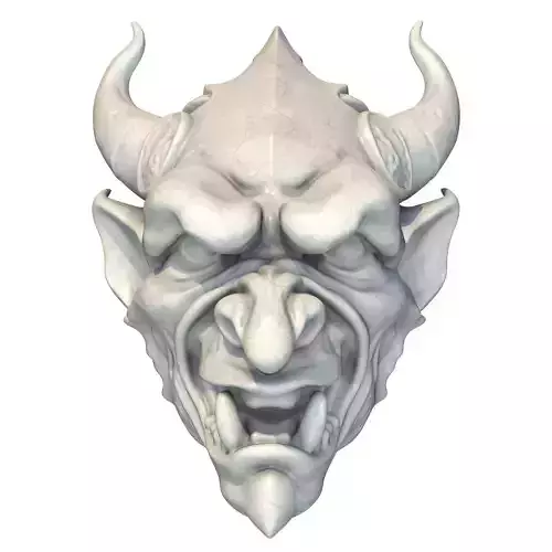 Gargoyle Head 8 3D print model