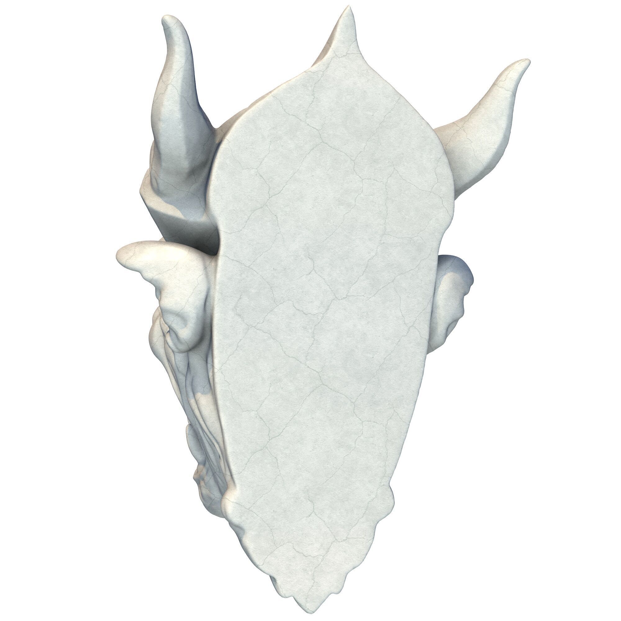 Gargoyle Head 14 3D print model_3