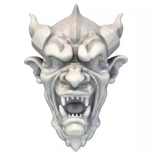 Gargoyle Head 14 3D print model
