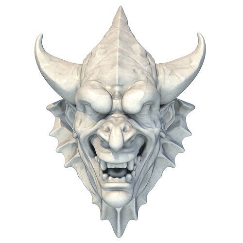 Gargoyle Head 13 3D print model