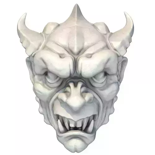 Gargoyle Head 12 3D print model