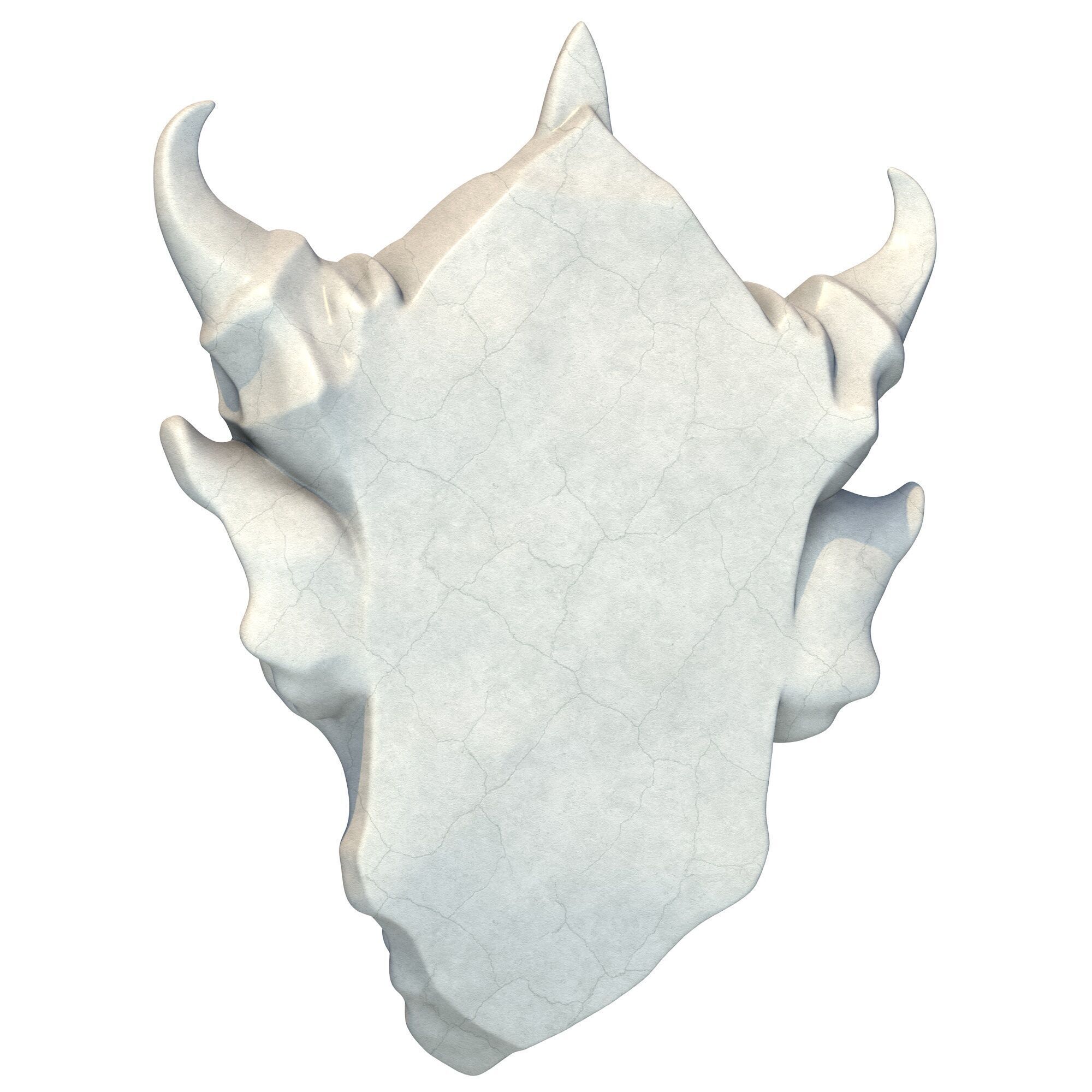 Gargoyle Head 10 3D print model_3