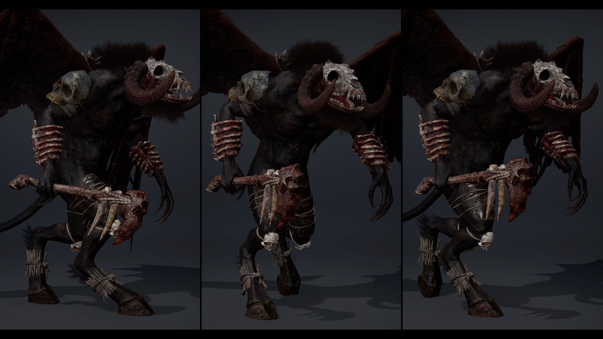 Bloodmoon Low-poly 3D model_30