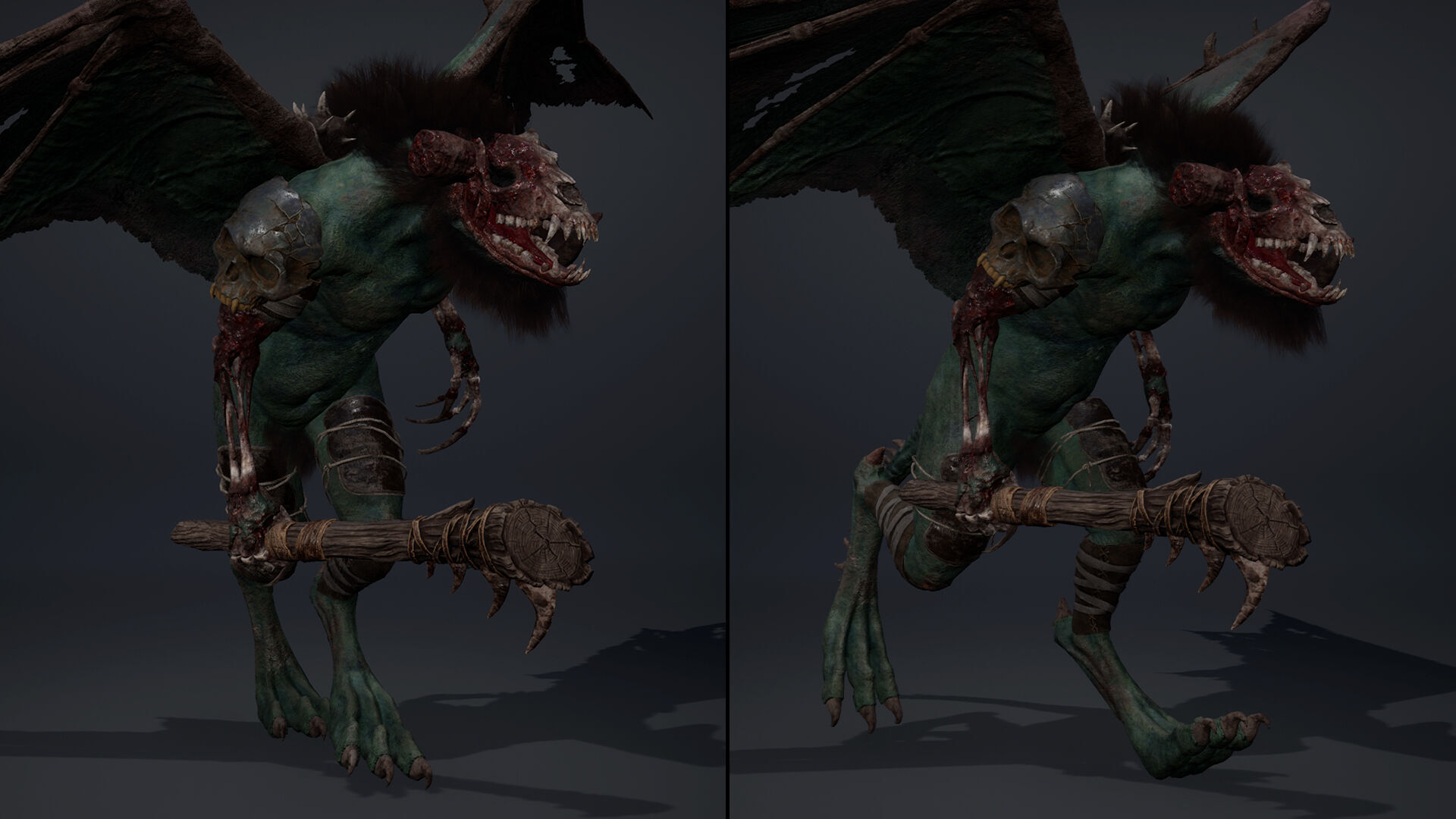 Bloodmoon Low-poly 3D model_35