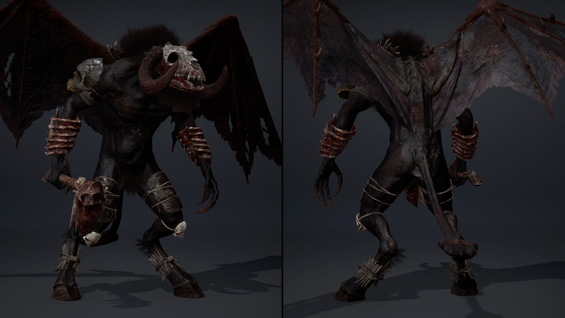 Bloodmoon Low-poly 3D model_28