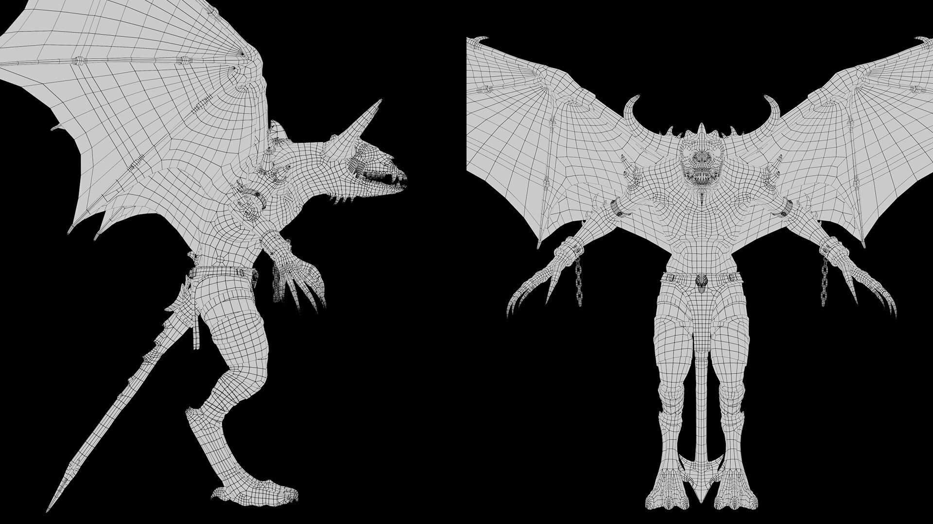 Bloodmoon Low-poly 3D model_48