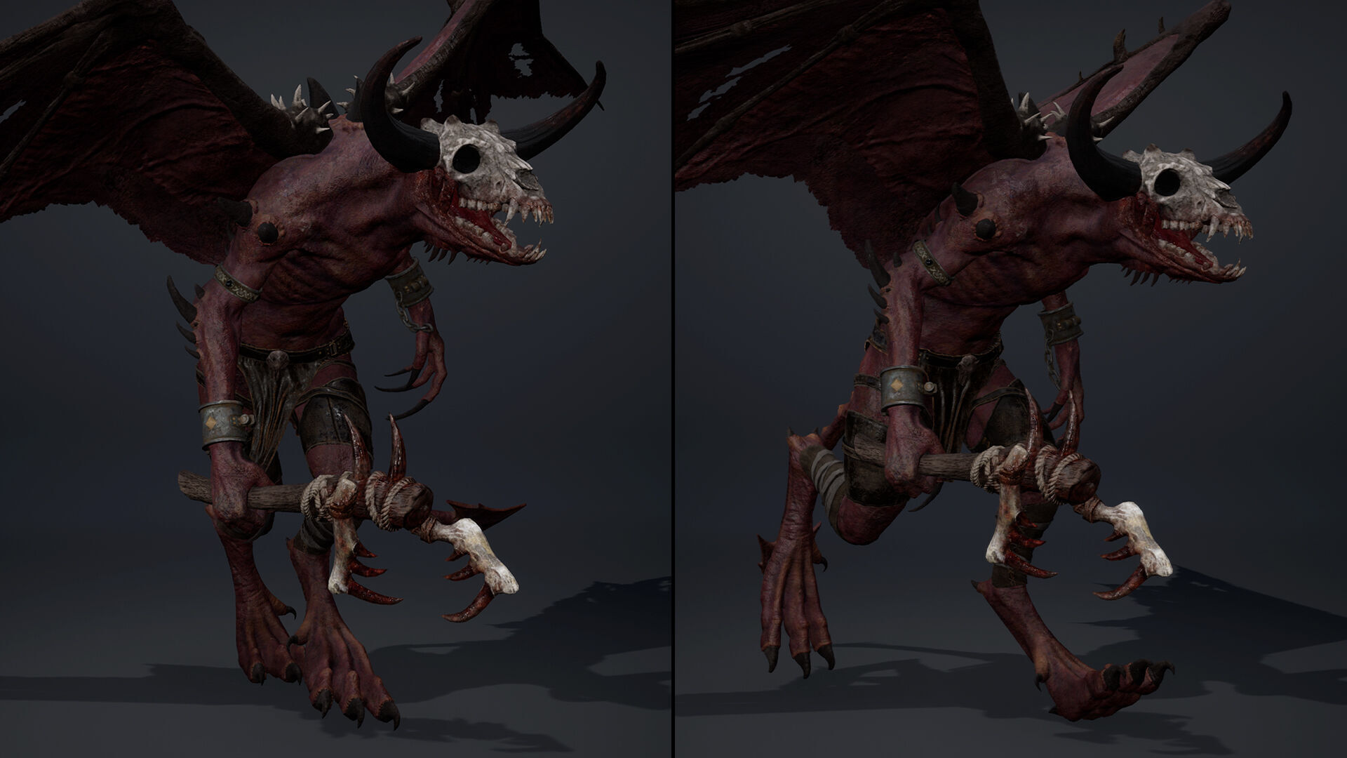 Bloodmoon Low-poly 3D model_16