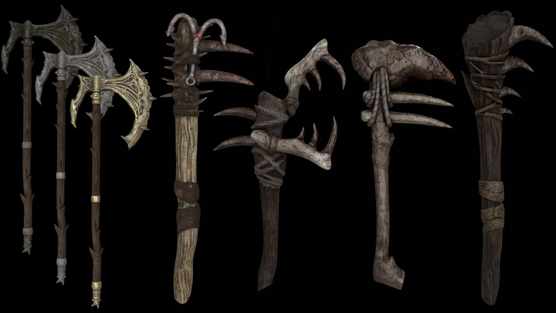 Bloodmoon Low-poly 3D model_38