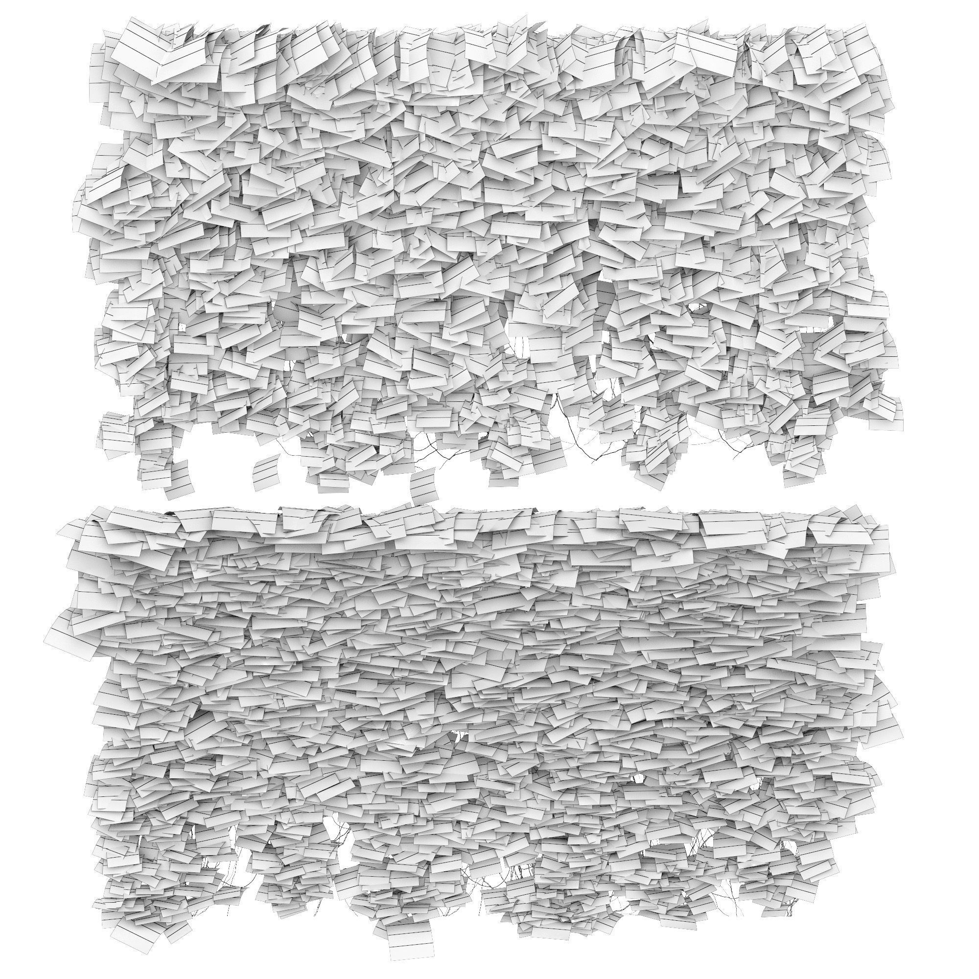 The wall of a parthenocissus 2 items 3D model_3