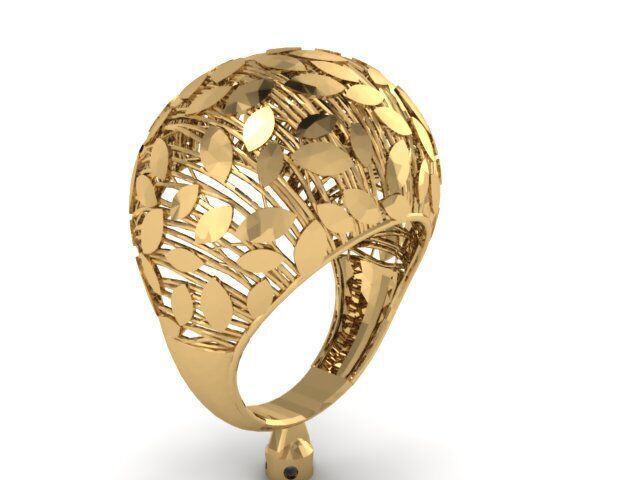 Large selection of rings casting directly 3D print model_139