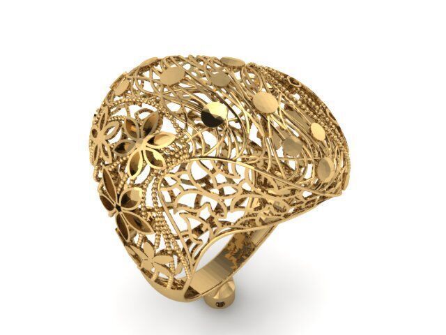 Large selection of rings casting directly 3D print model_56