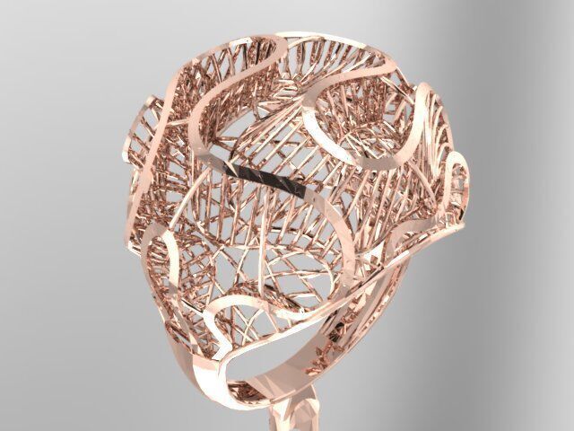 Large selection of rings casting directly 3D print model_117
