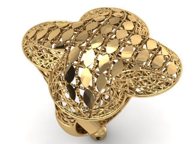 Large selection of rings casting directly 3D print model_145