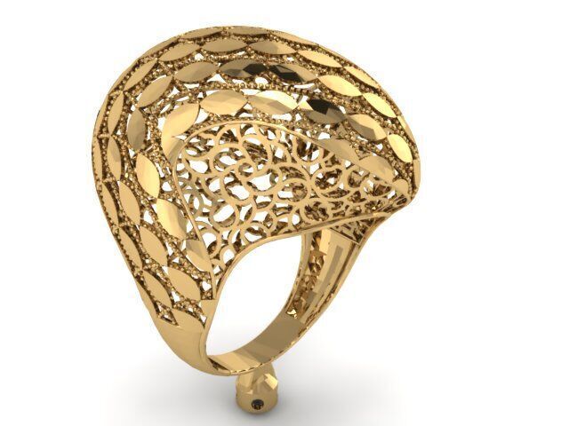 Large selection of rings casting directly 3D print model_140