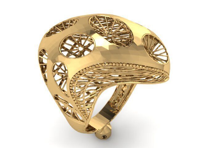 Large selection of rings casting directly 3D print model_129