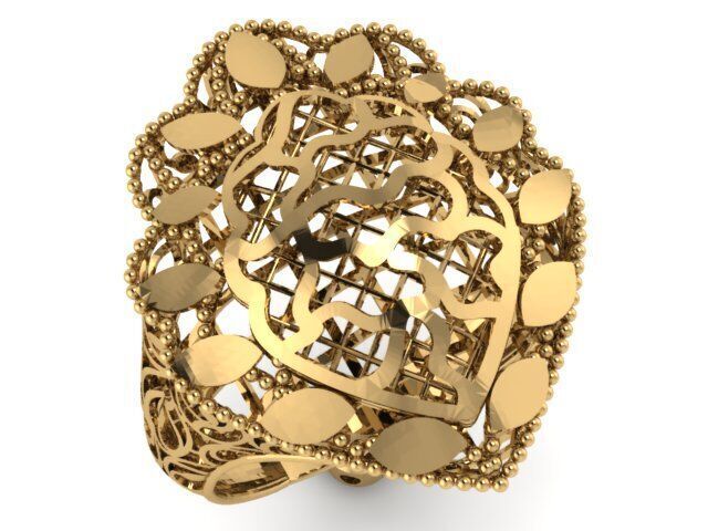 Large selection of rings casting directly 3D print model_148