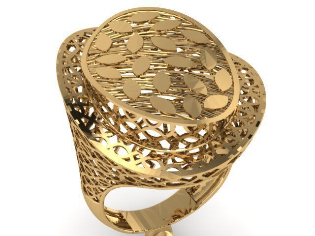 Large selection of rings casting directly 3D print model_96