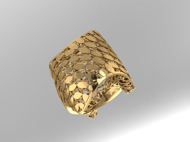 Large selection of rings casting directly 3D print model_108