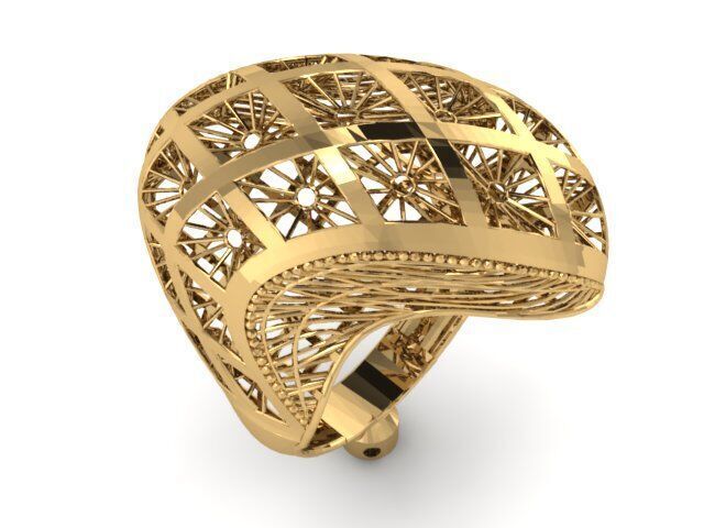 Large selection of rings casting directly 3D print model_130