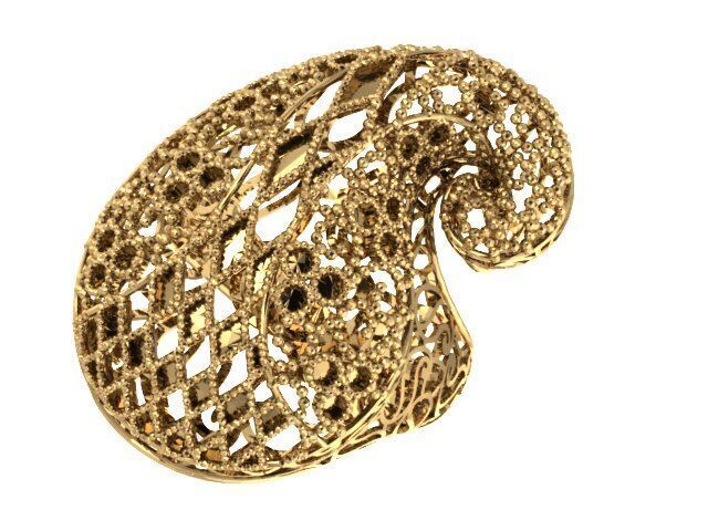 Large selection of rings casting directly 3D print model_25