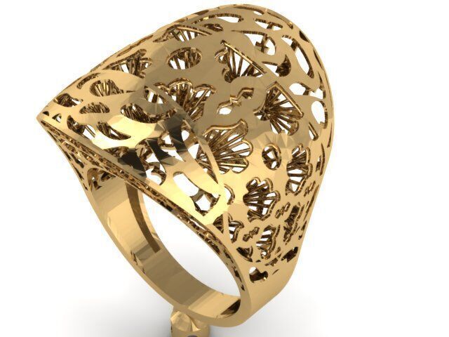 Large selection of rings casting directly 3D print model_89