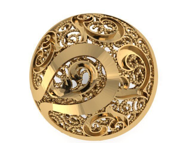 Large selection of rings casting directly 3D print model_68