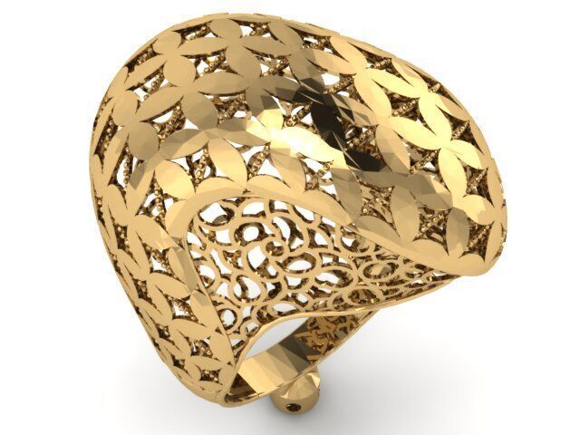 Large selection of rings casting directly 3D print model_141