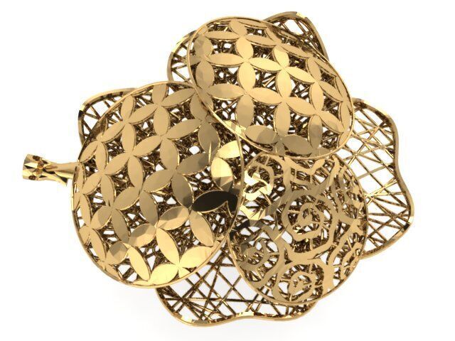 Large selection of rings casting directly 3D print model_142