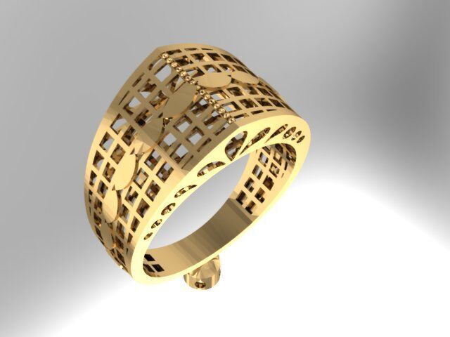 Large selection of rings casting directly 3D print model_1