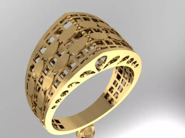Large selection of rings casting directly 3D print model_0