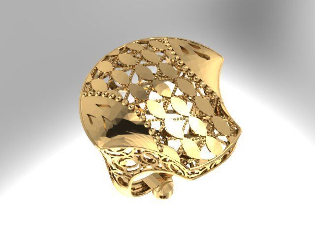 Large selection of rings casting directly 3D print model_18