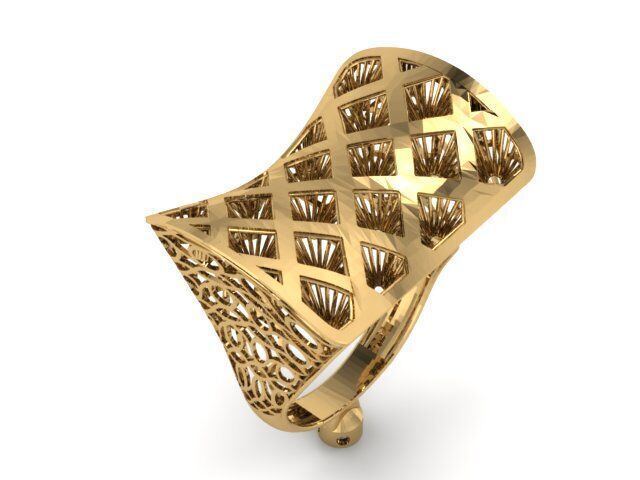Large selection of rings casting directly 3D print model_73