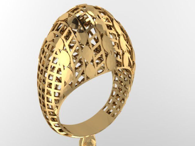Large selection of rings casting directly 3D print model_2
