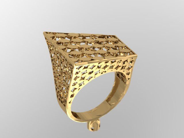 Large selection of rings casting directly 3D print model_106
