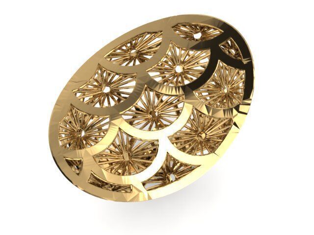 Large selection of rings casting directly 3D print model_62