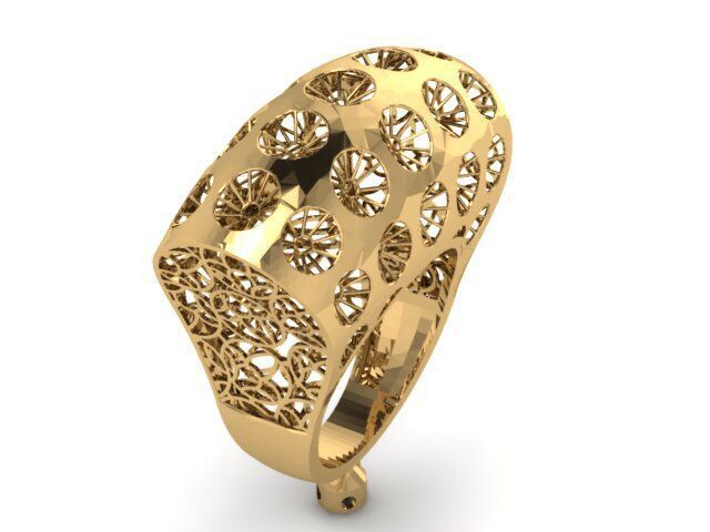 Large selection of rings casting directly 3D print model_128
