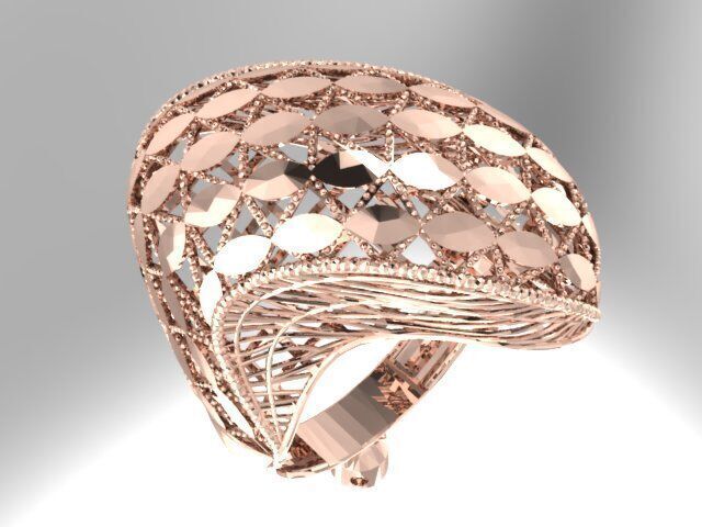 Large selection of rings casting directly 3D print model_119