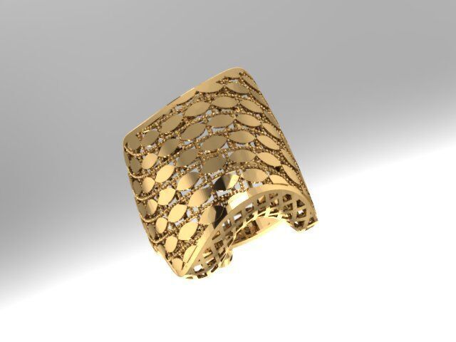 Large selection of rings casting directly 3D print model_107