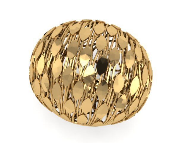 Large selection of rings casting directly 3D print model_133